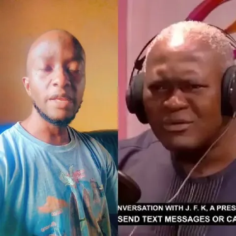 Person in T-Shirt and Studio Setting