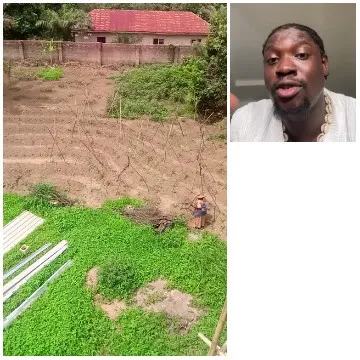 Garden Area and Close-Up Speaker