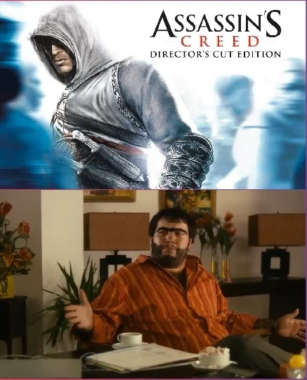 Assassin's Creed Cover and Office Scene