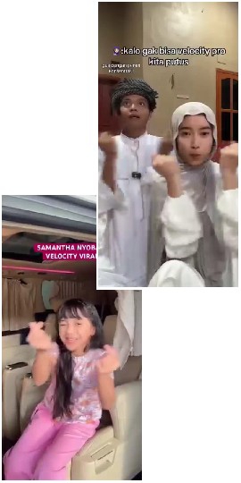 Dance Gestures and Young Girl