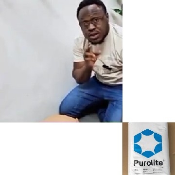 Man with Product Bag Gesture