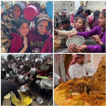 Scenes of Food Distribution Efforts