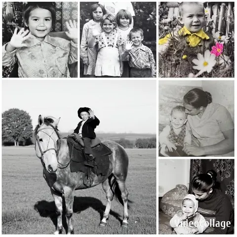 Vintage Family Moments in Black and White