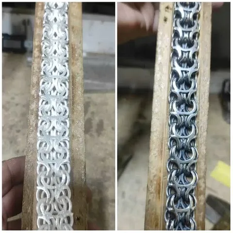Wooden Blocks with Chain Patterns