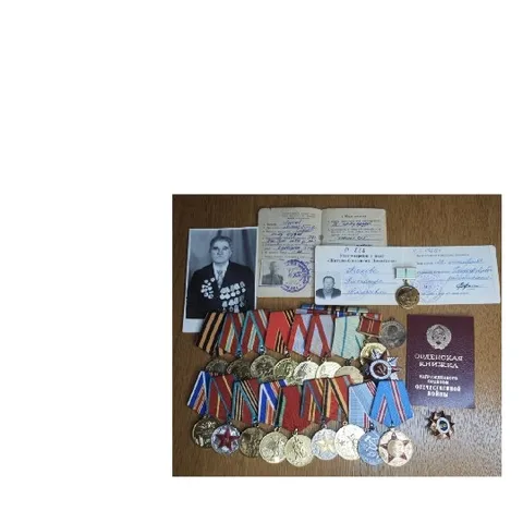 Military Medals and Awards Displayed