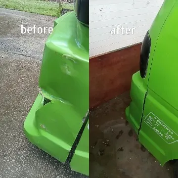 Vehicle Before and After Repair