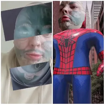 Facial Mask and Spider-Man Balloon