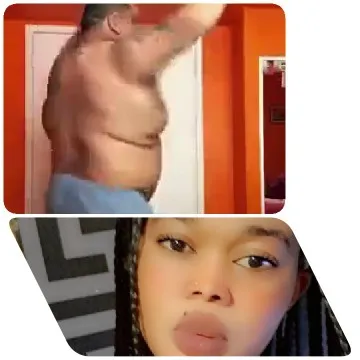 Dancing Man and Braided Woman