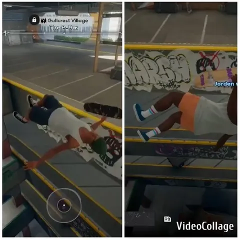 Skateboarding Trick in Video Game