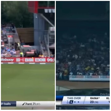 Cricket Match at the Stadium