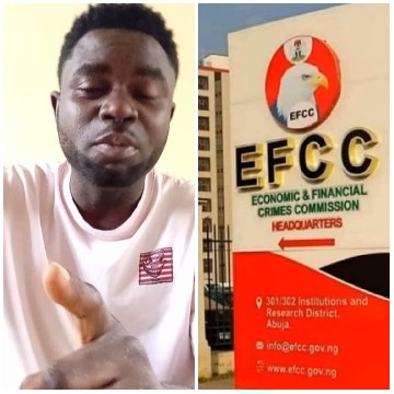 Man Giving Thumbs-Up Gesture