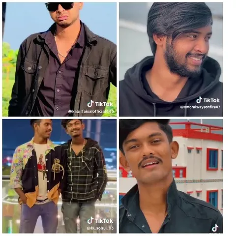 Young Men in Various Styles