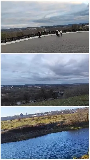 Three Landscape Views Collage
