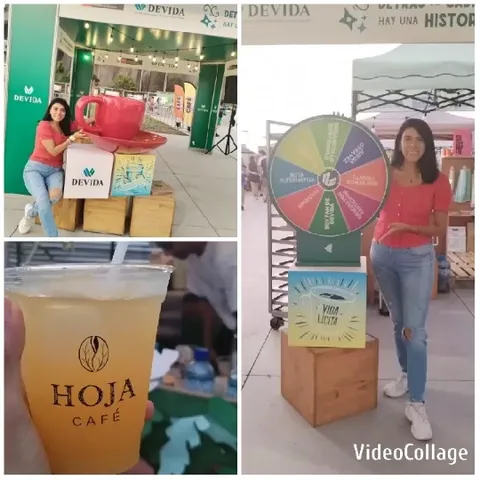 Woman with Coffee Cup at Event