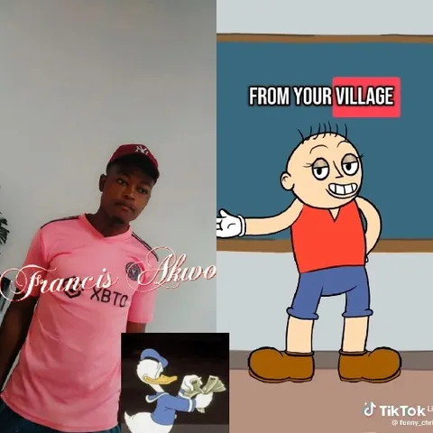 Young Person with TikTok Meme