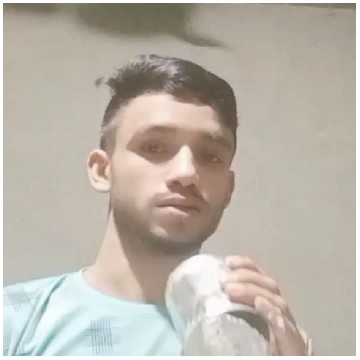 Person With Bottle Looking Forward