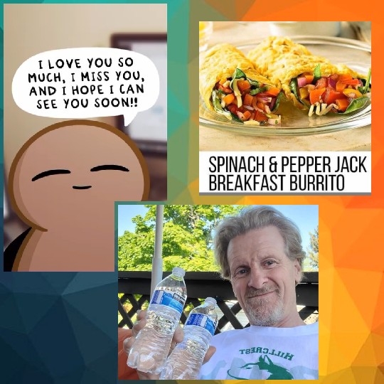 Comic Illustration and Breakfast Burrito