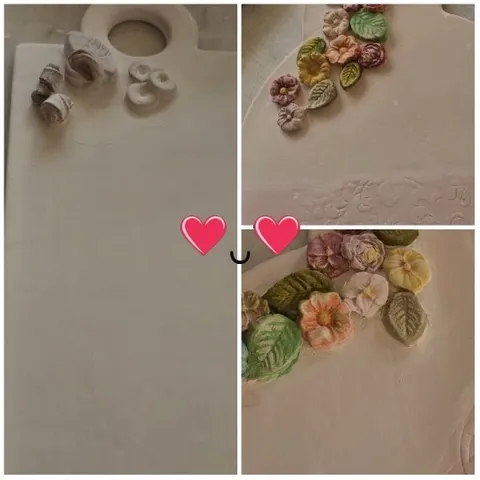 Crafting Project with Floral Decorations