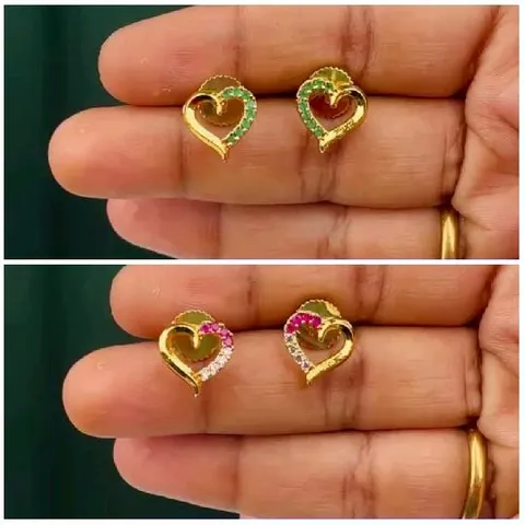 Heart-Shaped Earrings Collection