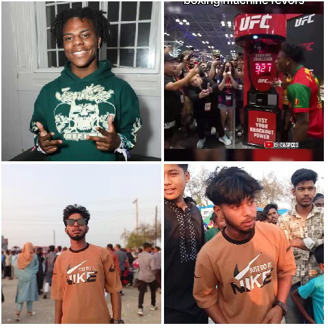 Smiling Young Man and UFC Scene
