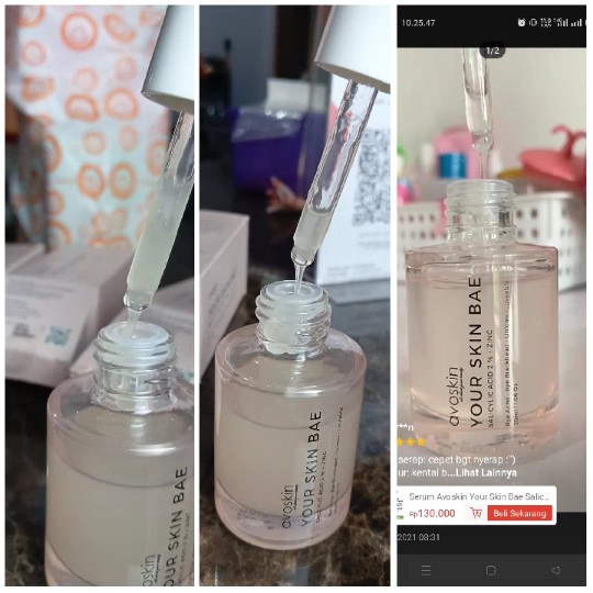 Bottles of YOUR SKIN BAE