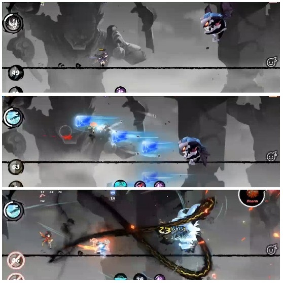 Fantasy Combat Scenes in Action