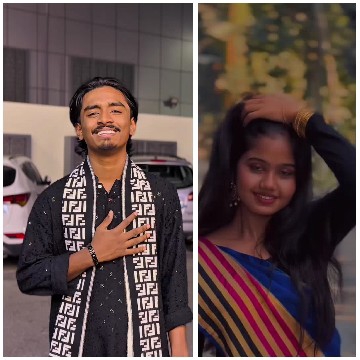 Two People Posing for the Camera