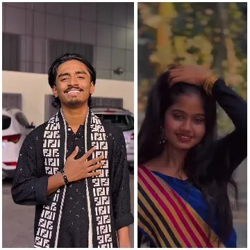 Two People Posing for the Camera