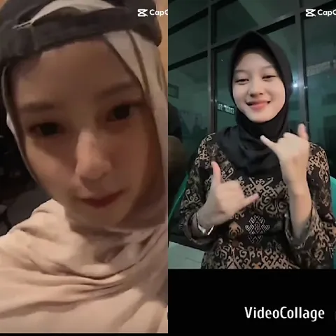 Close-Up and Smiling Headscarf Wearer