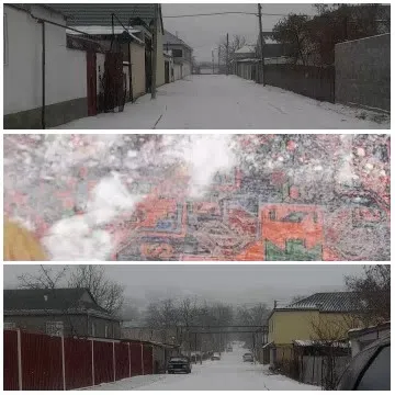 Snowy Street Scenes in Winter