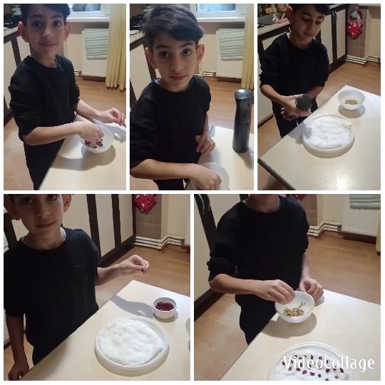 Child Preparing Food in Kitchen
