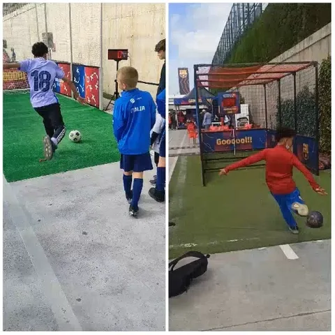 Soccer Shots at Outdoor Event
