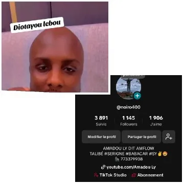 Close-Up Face with Text Overlay