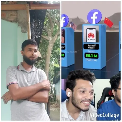 Men Discussing Facebook Followers Indoors