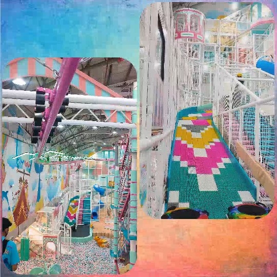 Indoor Playground with Bright Colors