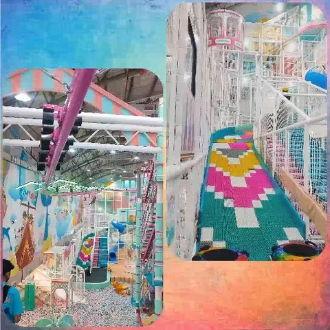 Indoor Playground with Bright Colors