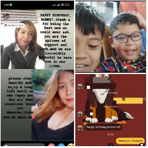 Birthday Smiles and Chat Messages