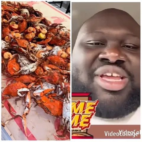 Cooked Seafood Display with Speaker