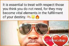 Sunglasses and Respect Motivational Quote