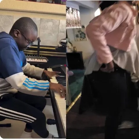 Playing Piano and Walking Away