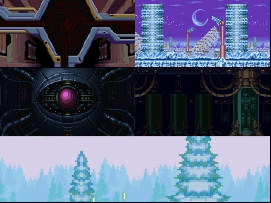 Futuristic Video Game Scenes