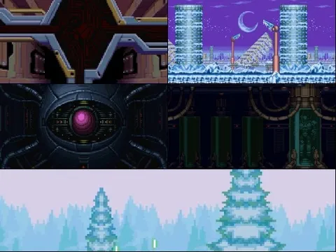 Futuristic Video Game Scenes