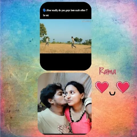 Running in the Field, Affectionate Couple