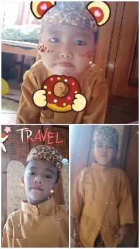 Child in Animal-Themed Outfit