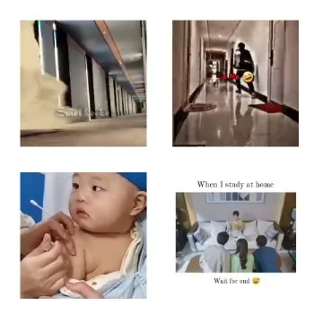 Parkour in Corridor and Baby in Hospital