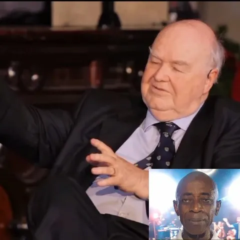 Elderly Man Speaking Indoors