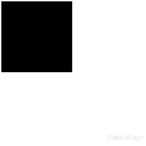 Black Square on White Background
