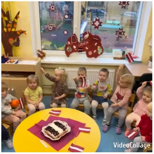 Children's Celebration with Colorful Cakes