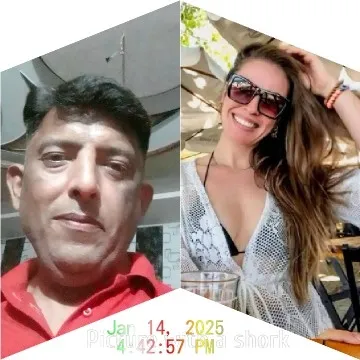 Man and Woman in Contrasting Styles