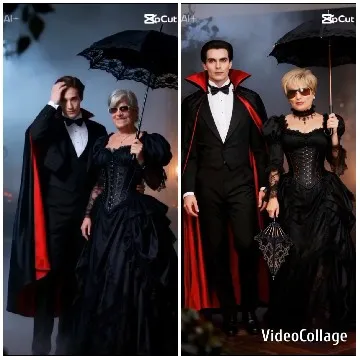 Couples Dressed in Gothic Attire